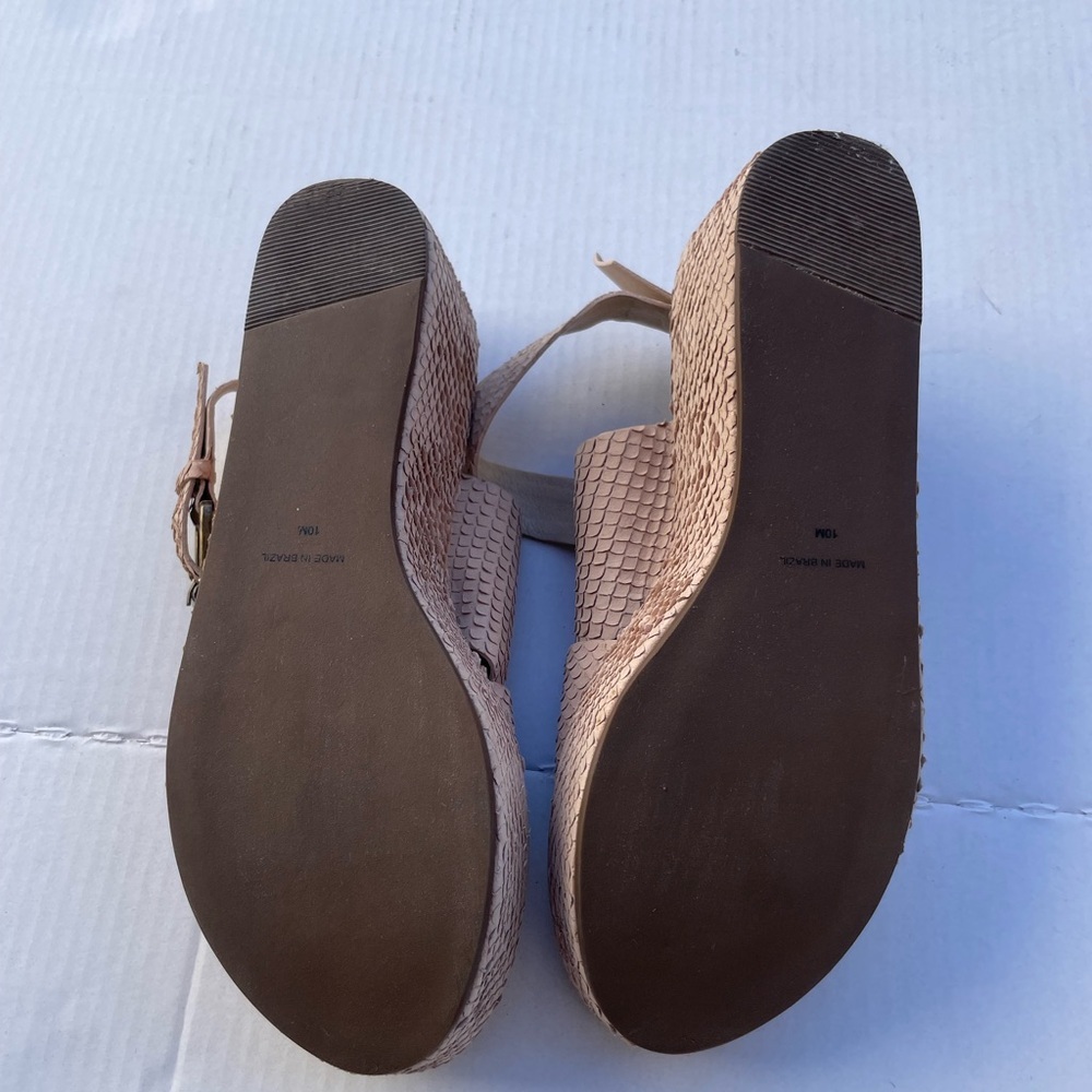 Matisse Runaway Leather Platform Sandals Flatform | Worn Once | $135 Retail | 10 - Picture 5 of 5